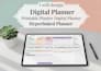 design digital planner printable planner etsy digital planner hyperlinked